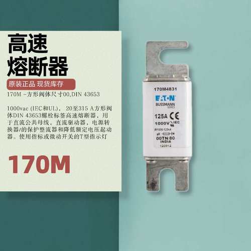 原装伊顿BUSSMANN巴斯曼熔断器保险丝170M6461 170M6462现货供应 - 图0