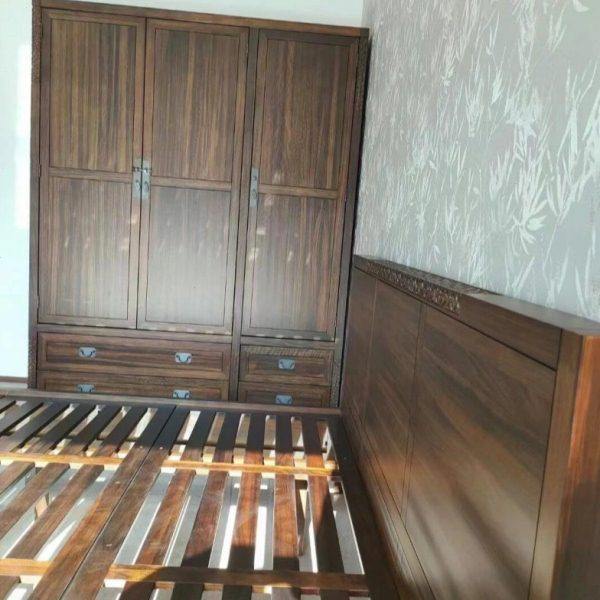 古夷苏木黑檀家具 双人床新中式原木床头柜禅意实木婚床接受定制,淘宝优惠券,粉丝福利购,淘宝优惠卷