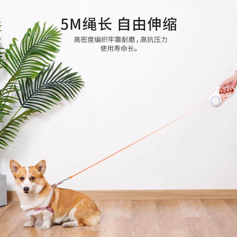 跨境LED发光狗绳宠物自动牵引绳伸缩遛狗绳牵狗绳狗狗用品绳子,淘宝优惠券,粉丝福利购,淘宝优惠卷
