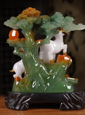 三阳开泰羊摆件客厅酒柜招财生肖羊装饰家居工艺品Y摆设乔迁礼物