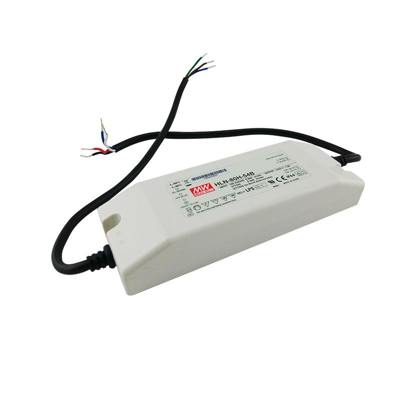HLN-80H-24A 80W 24V3.4A明纬IP64防水PFC调光LED电源 - 图3