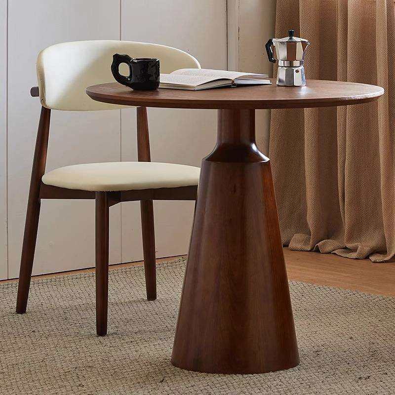 复古实木洽谈桌椅组合奶茶咖啡店饭餐桌办公室酒厅民宿阳台小圆桌,淘宝优惠券,粉丝福利购,淘宝优惠卷