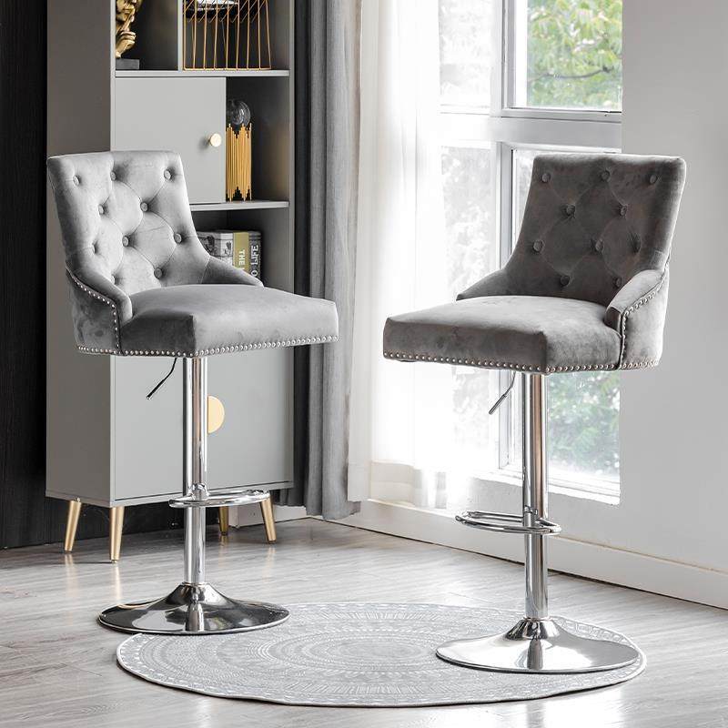 吧台椅升降旋转酒吧椅轻奢家用高脚椅高脚凳简约现代吧椅子,淘宝优惠券,粉丝福利购,淘宝优惠卷