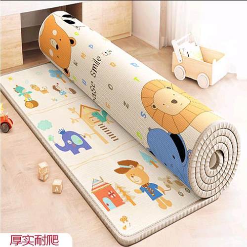 宝宝爬行垫加厚婴儿客厅家用儿童爬爬垫整张拼接可折叠泡沫地垫子 - 图2