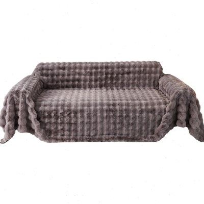 兔毛绒沙发垫冬季加厚毛绒防滑坐垫2024新款沙发套罩全盖布靠背巾,淘宝优惠券,粉丝福利购,淘宝优惠卷