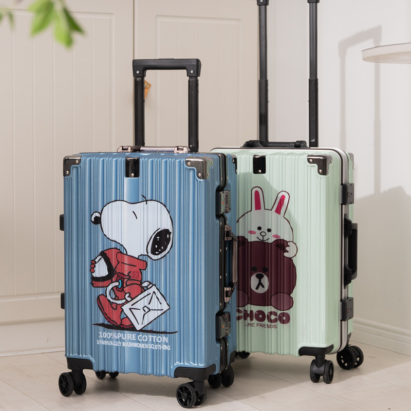 行李箱女ins网红新款学生密码箱子拉杆箱男20寸大容量结实耐用24,淘宝优惠券,粉丝福利购,淘宝优惠卷