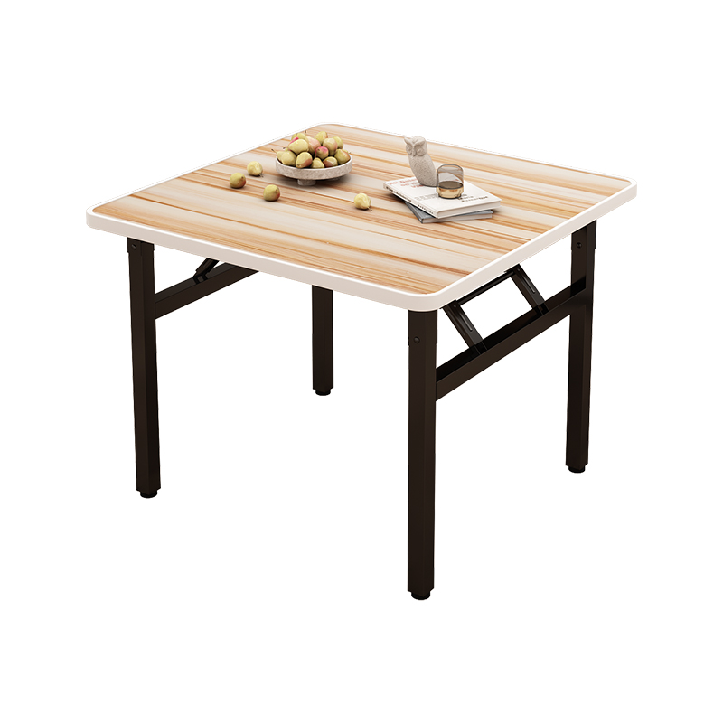 折叠桌子饭桌餐桌家用简易摆摊矮桌地桌加厚方形快餐桌宿舍小方桌 - 图3