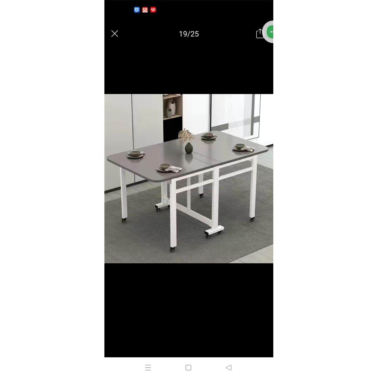 L7折叠桌子MMS实木可用小户型免安装简易家桌伸缩饭移动多功能餐,淘宝优惠券,粉丝福利购,淘宝优惠卷