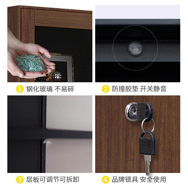 办XCJ室钢文件柜铁制皮公柜档案资柜料柜家用书带锁储物柜子木纹,淘宝优惠券,粉丝福利购,淘宝优惠卷