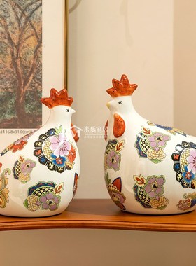 新款陶瓷可爱小鸡存钱罐储物罐摆件家居饰品新房家用装饰送礼佳品
