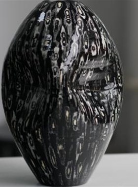 宋代美学中古手工陶瓷花瓶花器样板房售楼部博古架客厅餐桌玄关