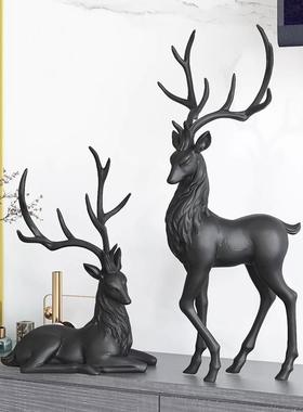 欧式轻奢创意家摆件电视柜酒TGP居客厅工柜艺装饰品软玄关餐桌摆