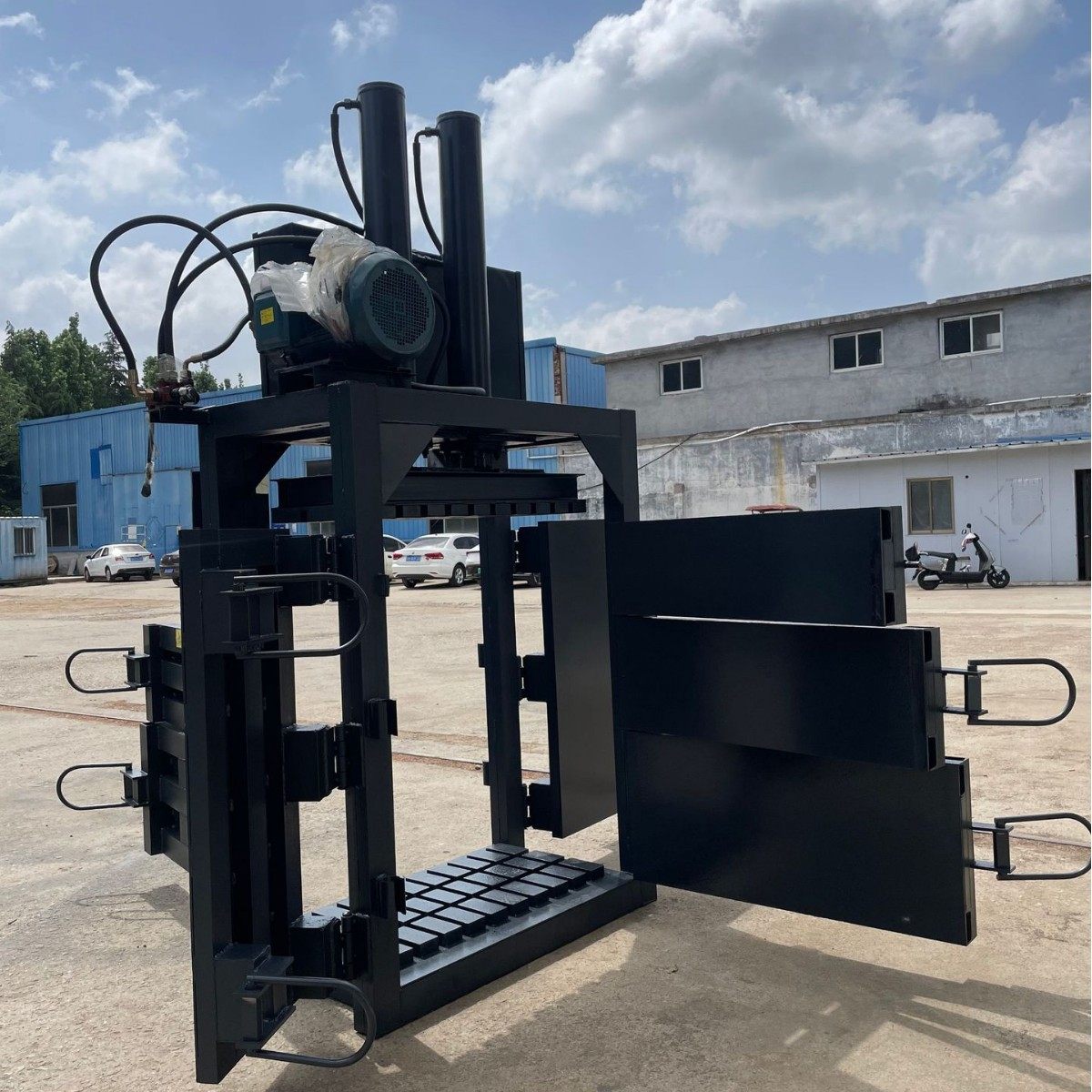 立式液压打包出口 井字形打包压薄膜玩具服装四开门服装压包机,淘宝优惠券,粉丝福利购,淘宝优惠卷