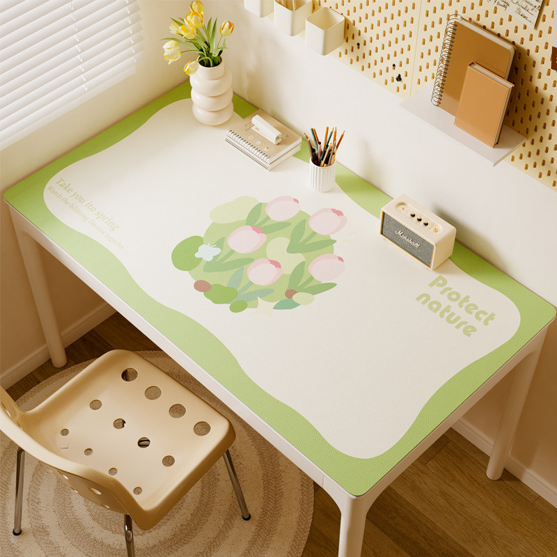 女孩儿童学生学习书桌垫子环保防水防油皮革桌布写字台桌面保护膜,淘宝优惠券,粉丝福利购,淘宝优惠卷