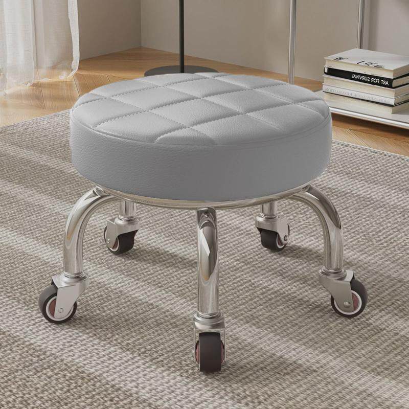 童矮凳美缝家用静音万向轮小凳子带娃儿滑轮学步带轮擦地网红新款,淘宝优惠券,粉丝福利购,淘宝优惠卷