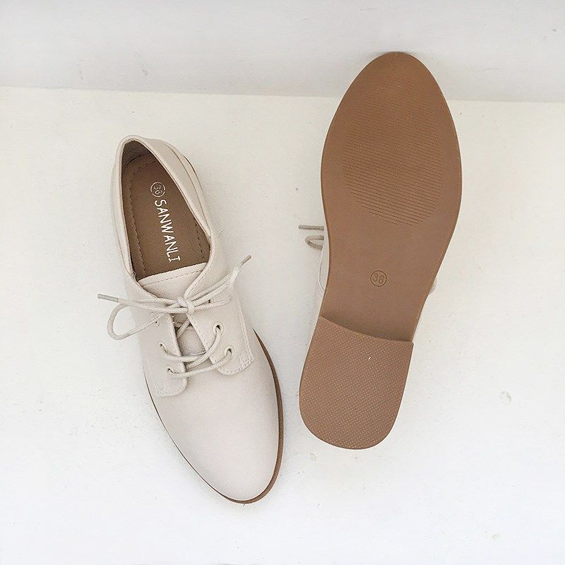 简约百搭软皮尖头绑带粗跟深口单鞋2024秋两穿可踩后跟英伦风女鞋,淘宝优惠券,粉丝福利购,淘宝优惠卷