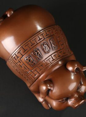 大仕缘紫铜招财进宝福猪家居生肖猪摆件生日商务开业属猪礼品