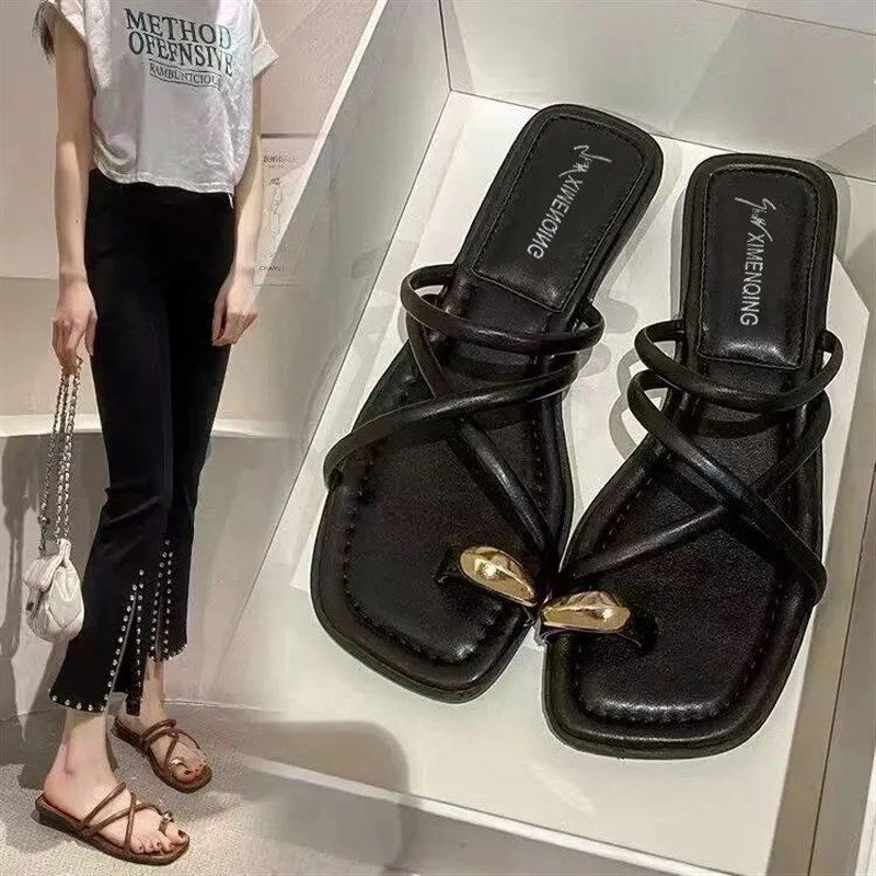 33小码拖鞋女313233夏季外穿34码凉鞋平底时尚百搭2025新款凉拖鞋,淘宝优惠券,粉丝福利购,淘宝优惠卷