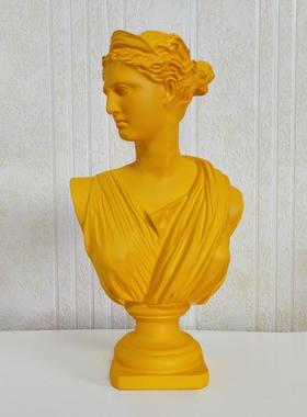 月关30c厅m高树脂HCF-30YL亮女神胸像美术雕像欧式风格酒店玄客桌