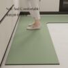 Modern high-end solid color L-shaped kitchen floor mat silicone algae mud absorbs water and oil, non-slip, anti-fall and dirt-resistant special carpet