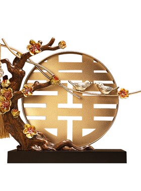 结婚礼物送新人新中式装饰品摆件订新婚礼品送闺蜜新娘高级感