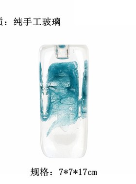 现代欧式奢华新古典透明水晶烛台摆件家居家具样板间桌面软装饰品