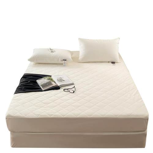 YQ-全棉A防水棉床笠厚夹加棉床罩隔尿垫全A类大豆三层防席护梦思 - 图3