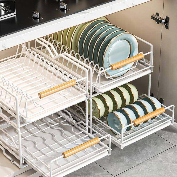厨8902房碗碟收水纳架屉橱柜内置抽式碗拉篮抽拉放碗盘盘架子沥置,淘宝优惠券,粉丝福利购,淘宝优惠卷