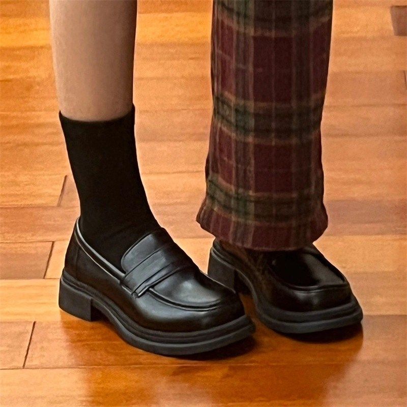 大码女鞋41一43日系小皮鞋女英伦风学生单鞋韩版百搭厚底jk制服鞋,淘宝优惠券,粉丝福利购,淘宝优惠卷