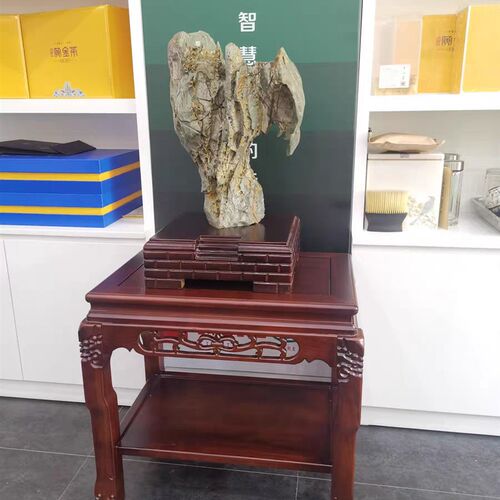 实木小方几客厅沙发小茶几角几边桌C边柜正方形盆景鱼缸架奇石桌 - 图3