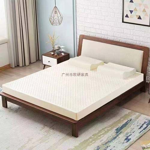 席乳胶床垫泰国天然橡胶1.8米床垫榻榻米乳胶床垫5梦思.1纳米LLU - 图0