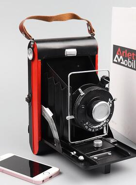 复古老式相机模型铁艺道怀客厅101酒吧窗柜收旧藏摆件橱拍摄影具