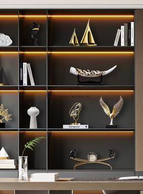 高档办90324265公室招财摆件现代轻间居客奢厅酒柜电视柜书房家样