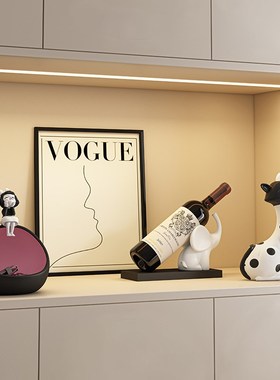 可爱萌趣女孩客厅玄关入户进门钥匙E收纳托盘装饰乔迁搬家礼物摆