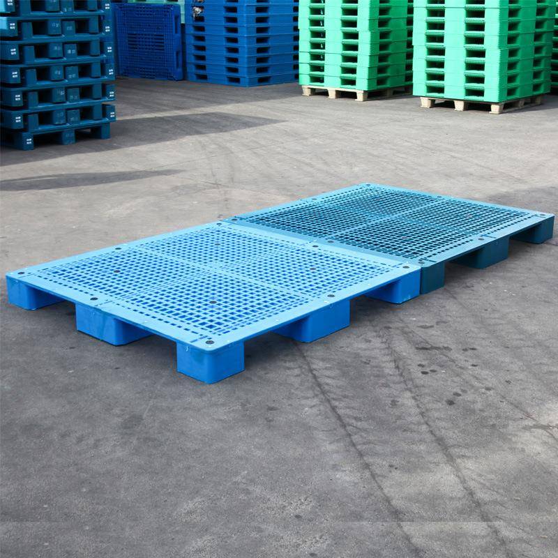 网格大九脚塑料托盘正方形四面进叉托GLN盘库仓盘布匹防托卡潮板 - 图0