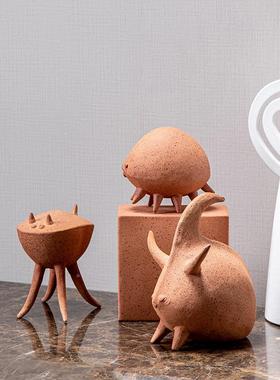 现代简约儿房间置装饰品卧室趣味创布意摆设居酒柜小怪D-C21BJ2童