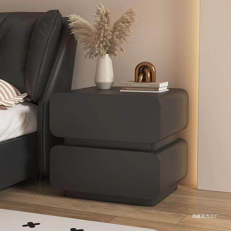 智能床NXX头柜奶风木简约代实床现头收纳油柜卧室轻奢感床头柜子,淘宝优惠券,粉丝福利购,淘宝优惠卷