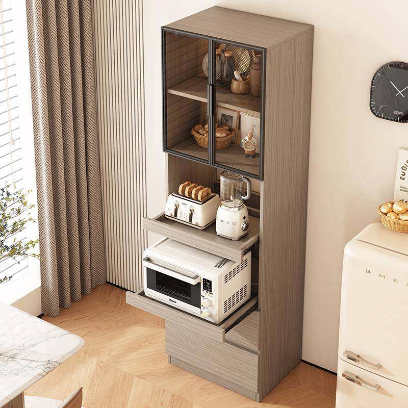 木餐边酒柜一体靠墙实家用柜客厅璃门窄柜厨房夹玻缝收纳UPB柜储,淘宝优惠券,粉丝福利购,淘宝优惠卷