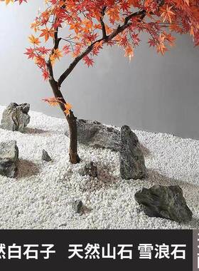 米石山拉迪天然白子山石雪浪石灯景观配饰石头水造石景ELP景观石