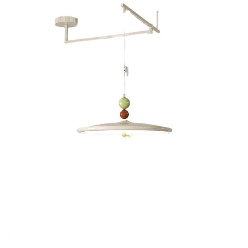 摇臂餐厅吊灯奶主风飞碟472台吧吊灯现油代简约可位移护眼法式饭,淘宝优惠券,粉丝福利购,淘宝优惠卷