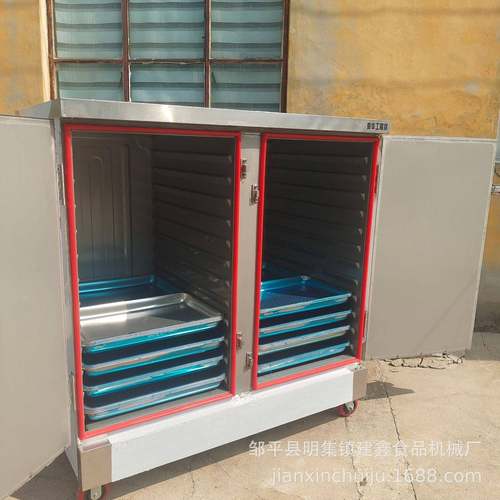 双门24盘米饭蒸箱商用电蒸柜自动上水蒸饭车 - 图0