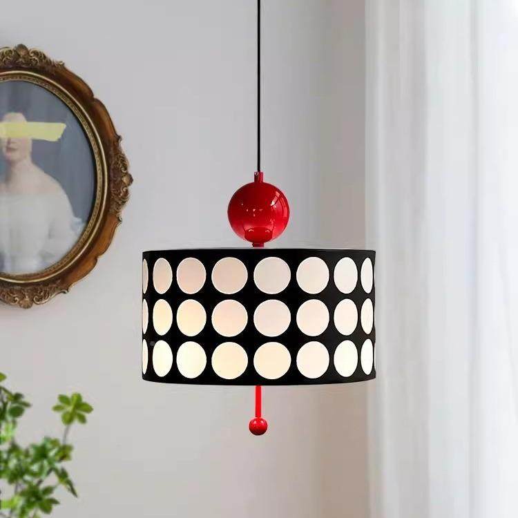 中古奶油风餐厅吊法136式复古vtina灯桌ge波点艺术格子饭厅吧台餐,淘宝优惠券,粉丝福利购,淘宝优惠卷
