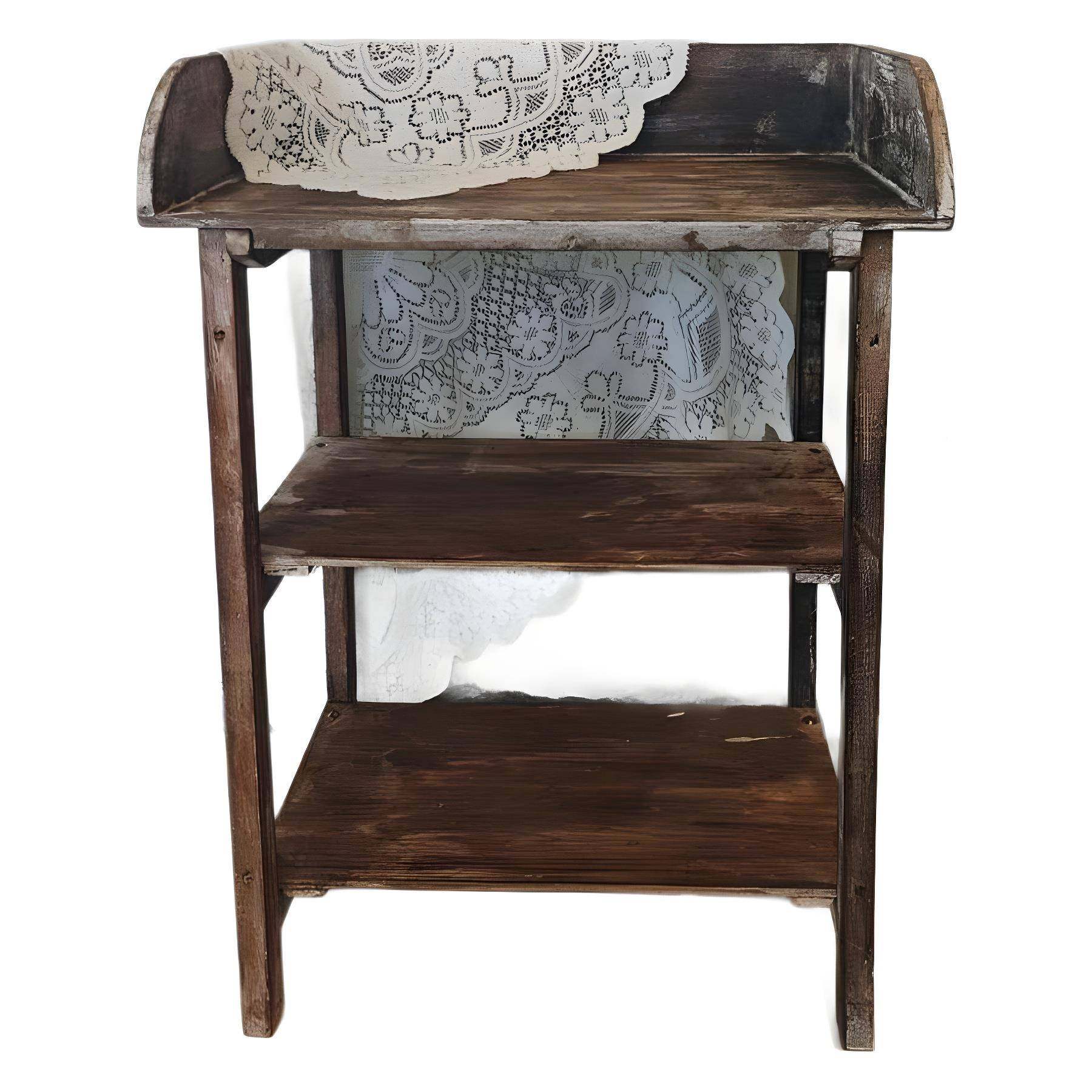 户花园艺架杂货置桌实木物架做外旧展示花庭院杂物桌露台家具RXU,淘宝优惠券,粉丝福利购,淘宝优惠卷