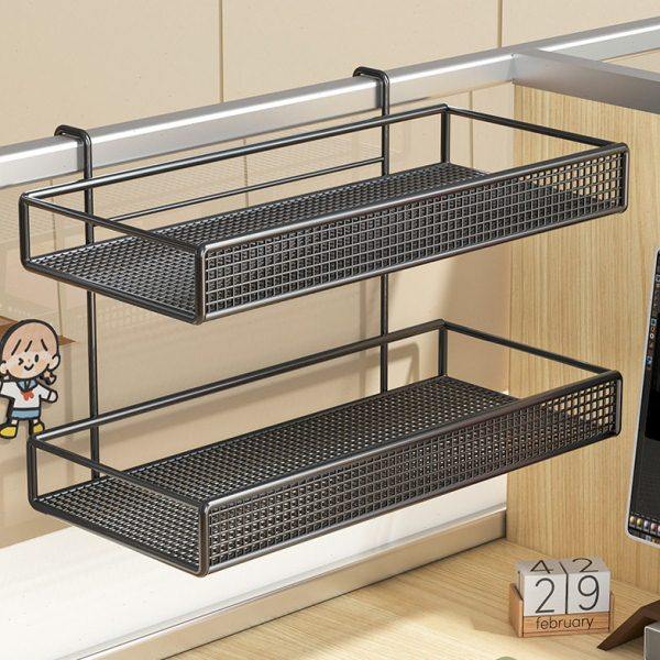 公桌上挂篮工位屏风隔板悬挂式置物架公用品多层收纳整承钧日,淘宝优惠券,粉丝福利购,淘宝优惠卷