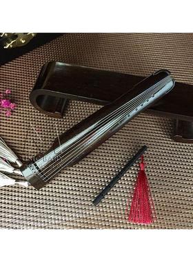 古琴模型摆件装饰伏羲迷你古琴木制手工家居饰品中国传统礼物客厅