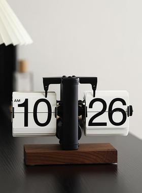 客时厅电视台面摆件轻奢翻页钟柜家居TTqhmxgx中玄关古风感装饰品