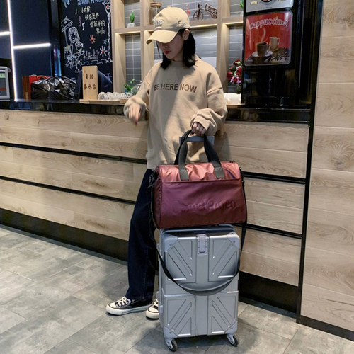 20x30x40登机包免托运女飞机行李收纳袋轻便短途旅游手提旅行背包 - 图3