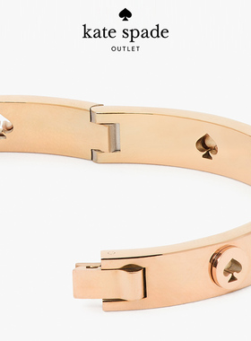 katespade桃心四叶花手镯