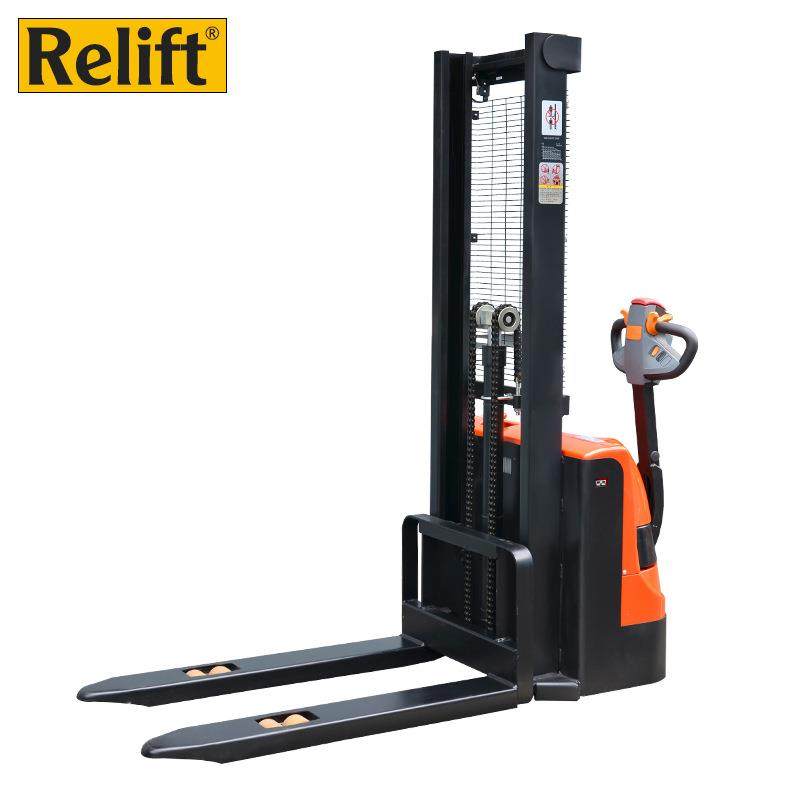 锐励小型全电动堆高车1吨全自动液压叉车全电动托盘堆高机升降车,淘宝优惠券,粉丝福利购,淘宝优惠卷