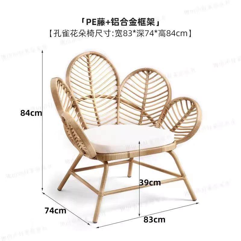HM-172酒外编藤沙发庭院阳台花园藤椅露椅台民宿店客厅单人花户朵,淘宝优惠券,粉丝福利购,淘宝优惠卷